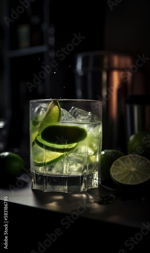 The Taste of Brazil: Enjoy a Classic Caipirinha Cocktail, GENERATIVE AI