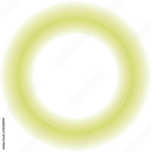 発光する球体 黄