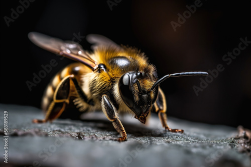 Bee, Generative AI, Illustration © emir