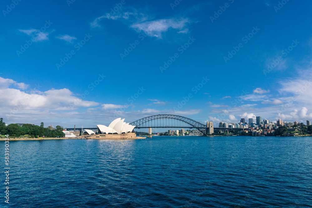 Sydney opera house and harbour bridge. Sydney opera house and harbour bridge.