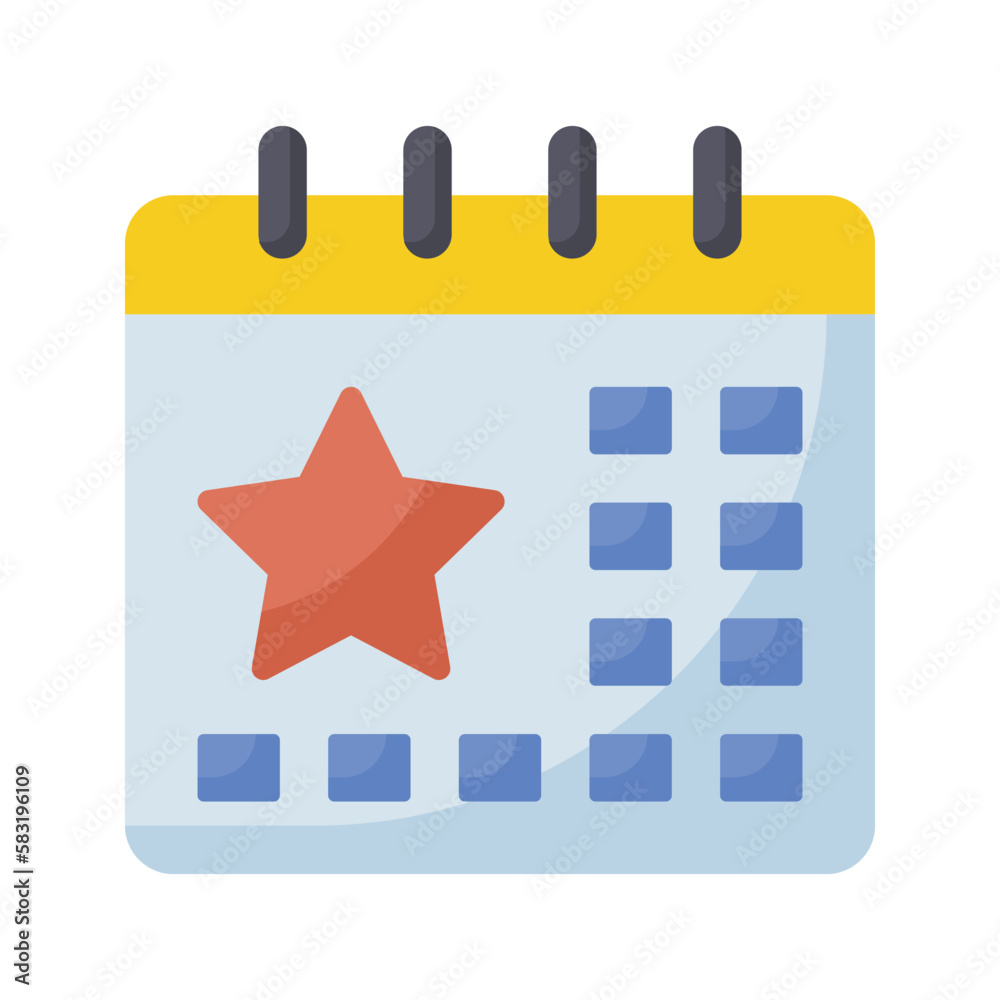 Events  vector flat Icon Design illustration. SEO Development And Marketing Symbol on White background EPS 10 File