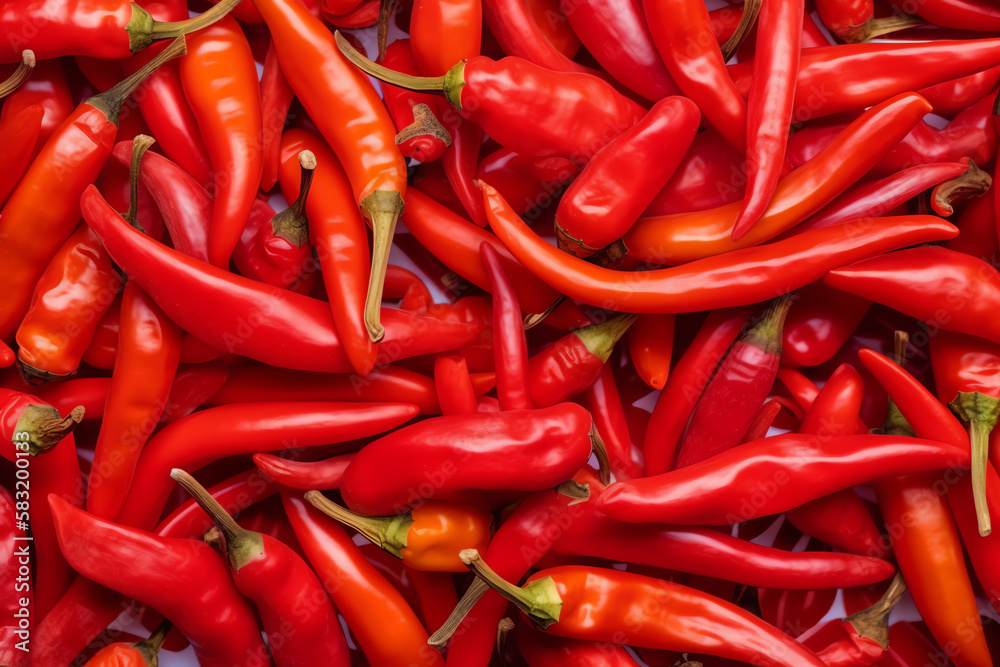 red hot pepper background