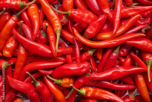 Wallpaper Mural red hot pepper background Torontodigital.ca