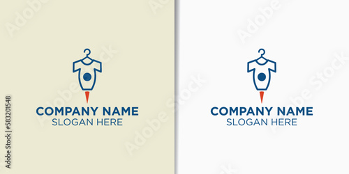 fast laundry logo design vector, washing logo design template