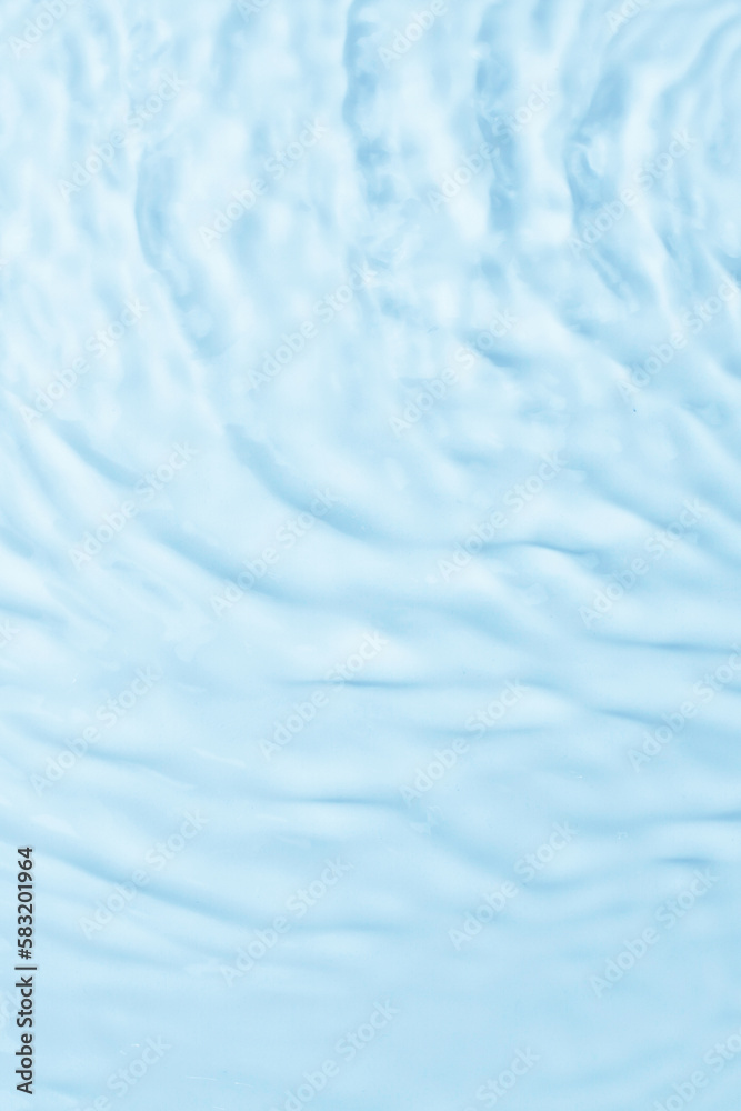Waves on the surface of the water. gentle light waves, water, top view. Cyan, blue, transparent Waves on the surface of the water. gentle light waves, water, top view. Cyan, blue, transparent