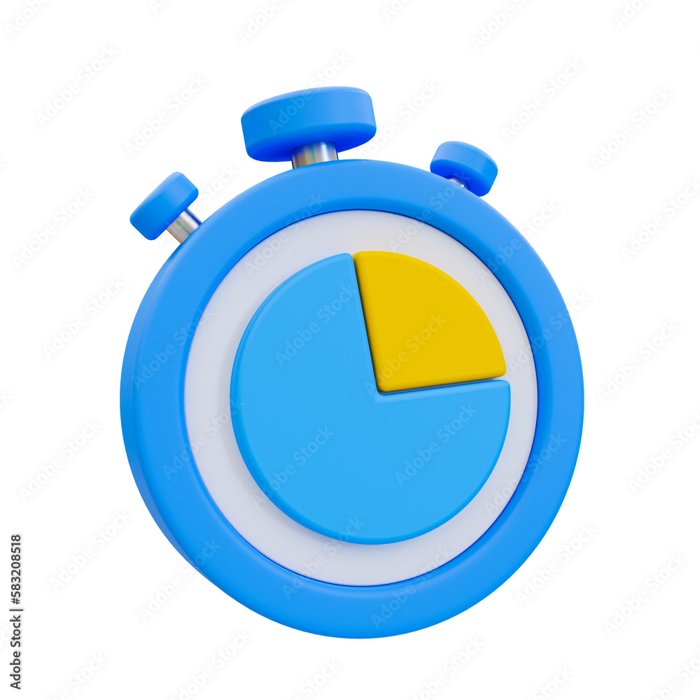 3d minimal time management concept. schedule organization. Stopwatch with a pie chart. 3d illustration. 3d minimal time management concept. schedule organization. Stopwatch with a pie chart. 3d illustration.