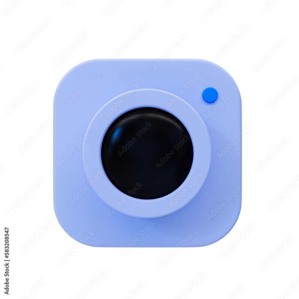 3d minimal compact camera. 3d illustration. 3d minimal compact camera. 3d illustration.
