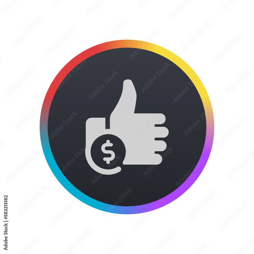 Cost Per Like - Pictogram (icon) Cost Per Like - Pictogram (icon)