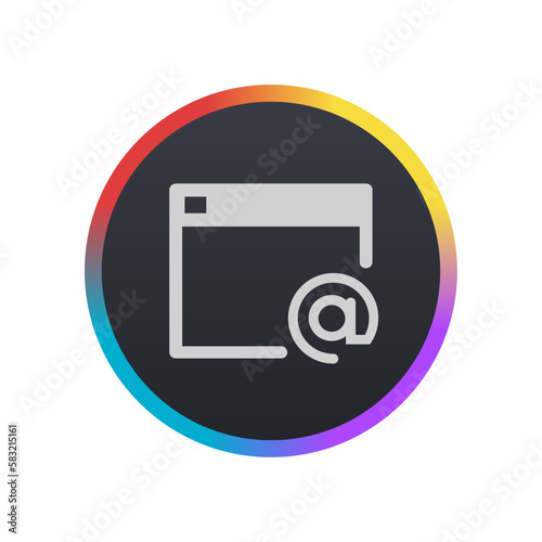 Webmail - Pictogram (icon) 
