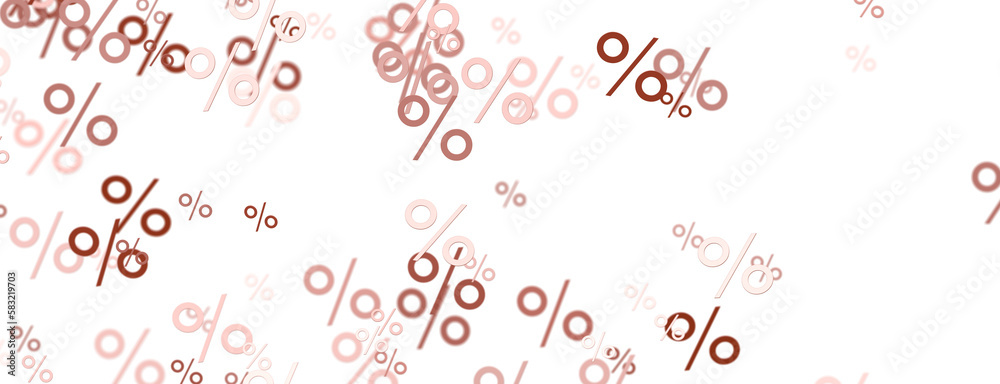 sale digital percentin 3d - 3D percent rain illlustration sale digital percentin 3d - 3D percent rain illlustration