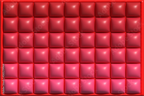 background with red squares