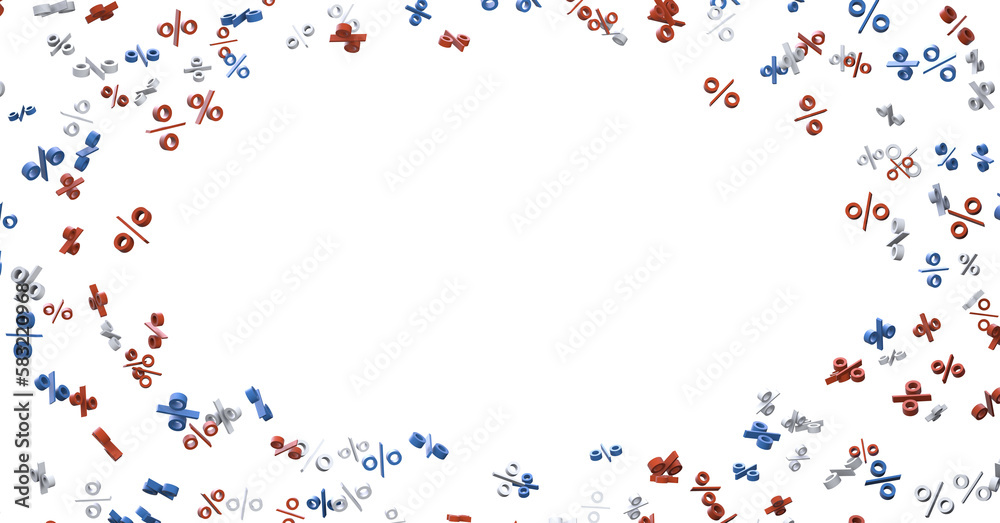 good sale discount in transparent - 3D percent rain illlustration good sale discount in transparent - 3D percent rain illlustration