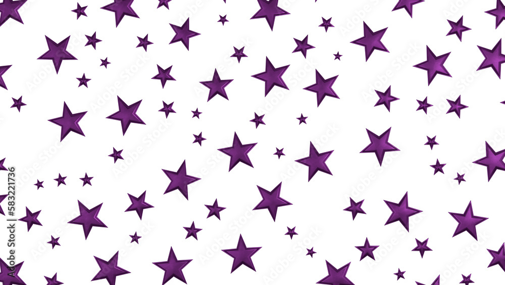 Stars - Holiday magenta decoration, glitter frame isolated - Stars - Holiday magenta decoration, glitter frame isolated -