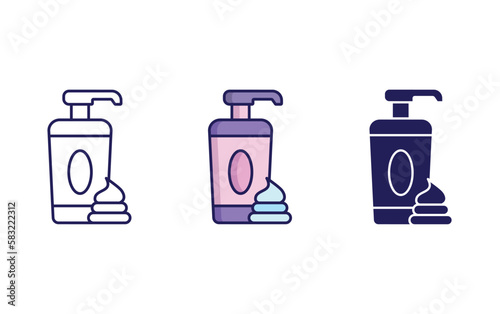 Hair Mask vector icon