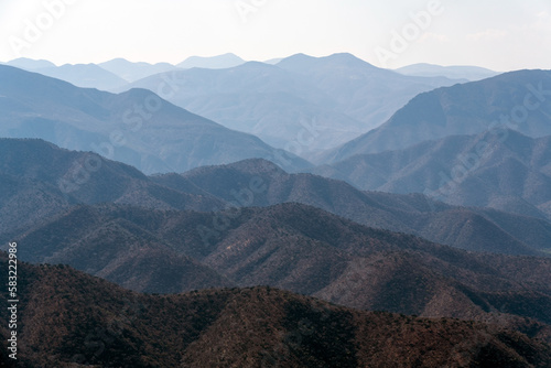 Sierra Made de Oaxaca mountain range, north of Oaxaca city, Mexico. photo