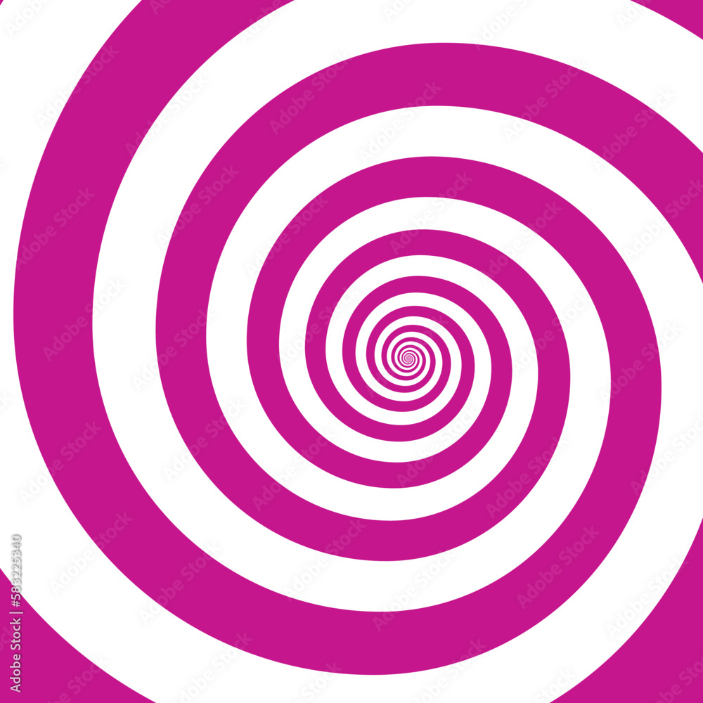 Artistic spiral shape. Vector drawing Artistic spiral shape. Vector drawing