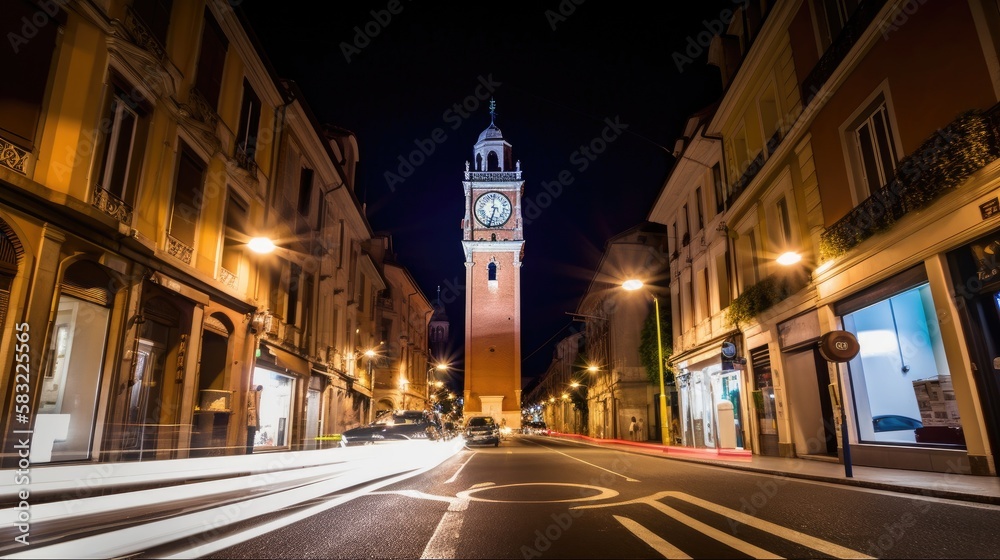 City of Toulouse. Incredibly beautiful and romantic France. Generative AI