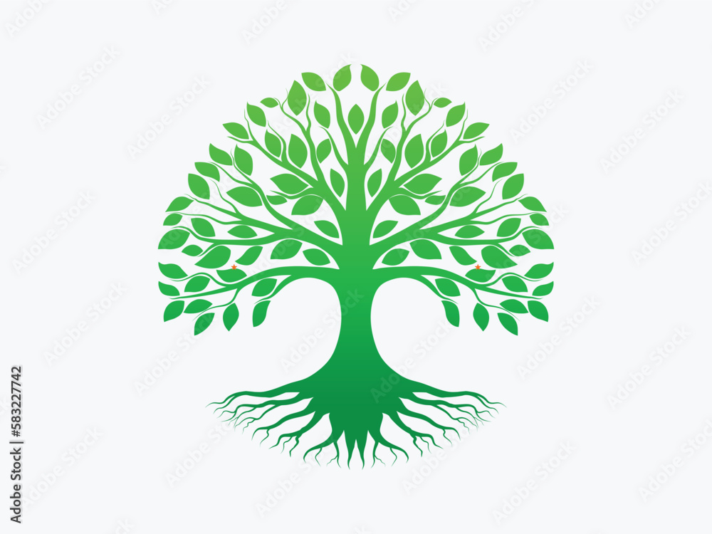 Naklejka premium Family Life Tree Stamp Seal