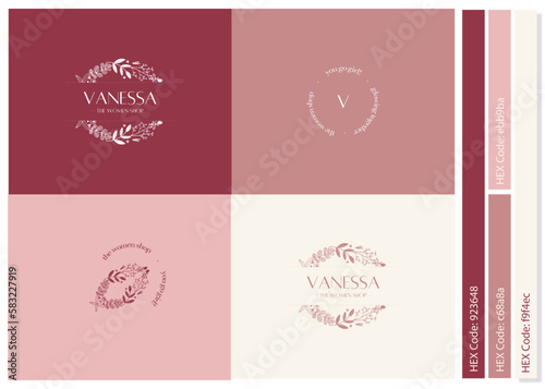 Vanessa Logo - V Logo - Letter V logo Template Design Vector Illustration Design Editable Resizable
