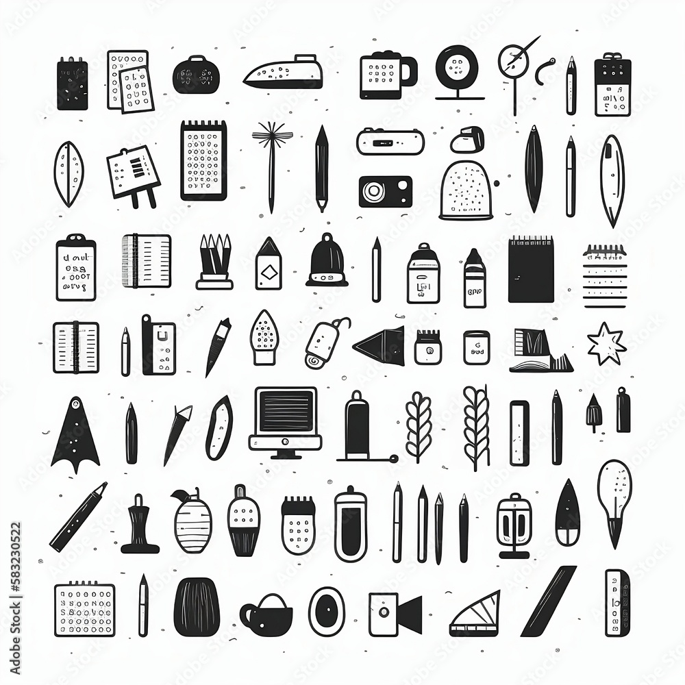 stationary, laptop, light bulb, leaf, pencil, note stationary, laptop, light bulb, leaf, pencil, note