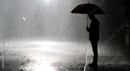 Bajo la lluvia