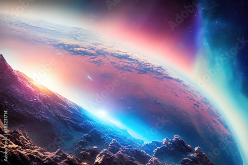 Landscape of an alien plane...