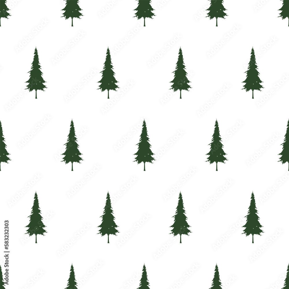 seamless pattern of pine trees for backgrounds, cloth motifs, gift wrapping, wall decoration seamless pattern of pine trees for backgrounds, cloth motifs, gift wrapping, wall decoration