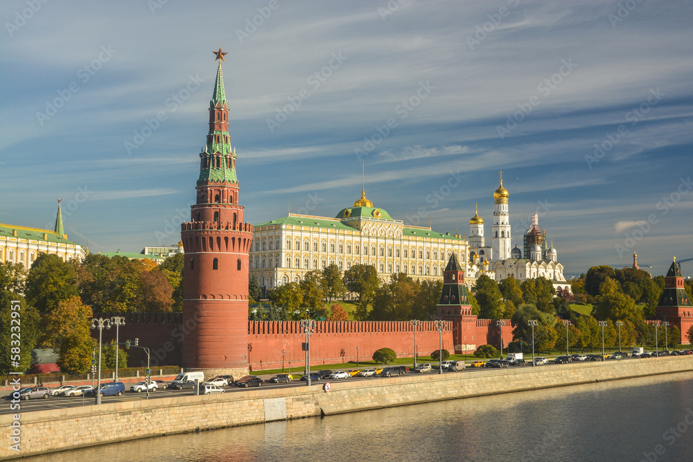 The Moscow Kremlin.