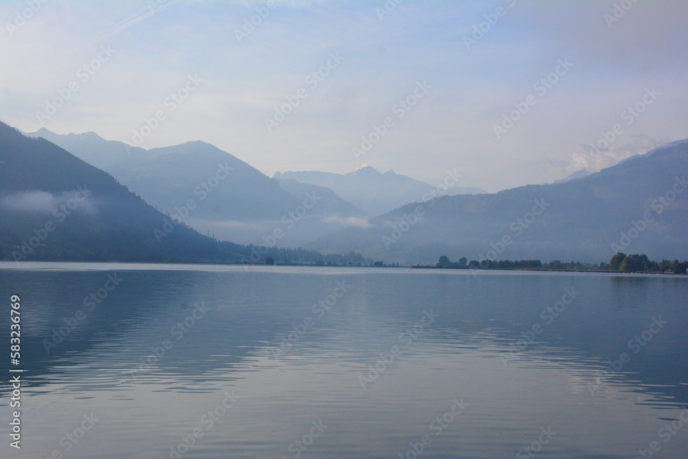 Lake Zell, Zell am see, resort town, Austria