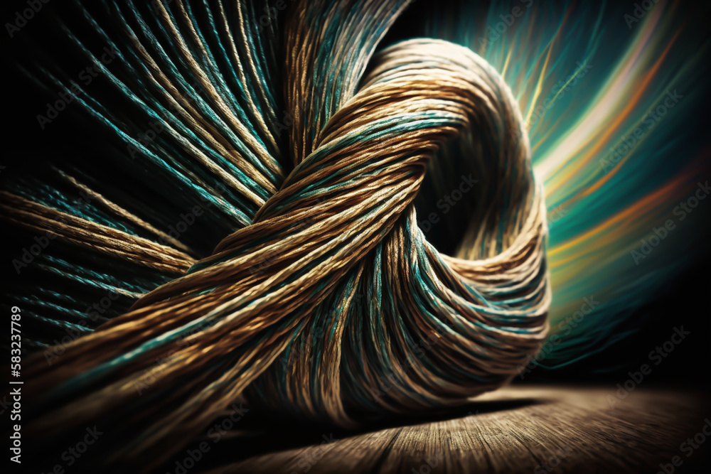 Fibre lne background, colourful, isolate, wallpaper, generative ai