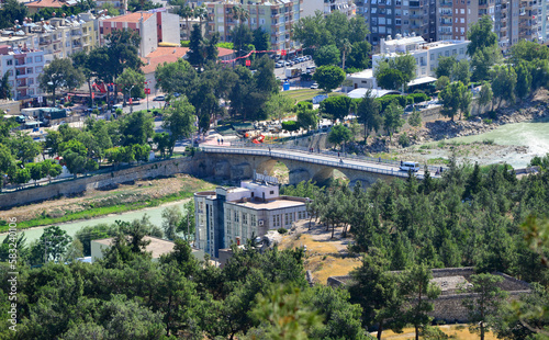 Located in Silifke, Turkey, the Old Stone Bridge was built during the Roman period. photo