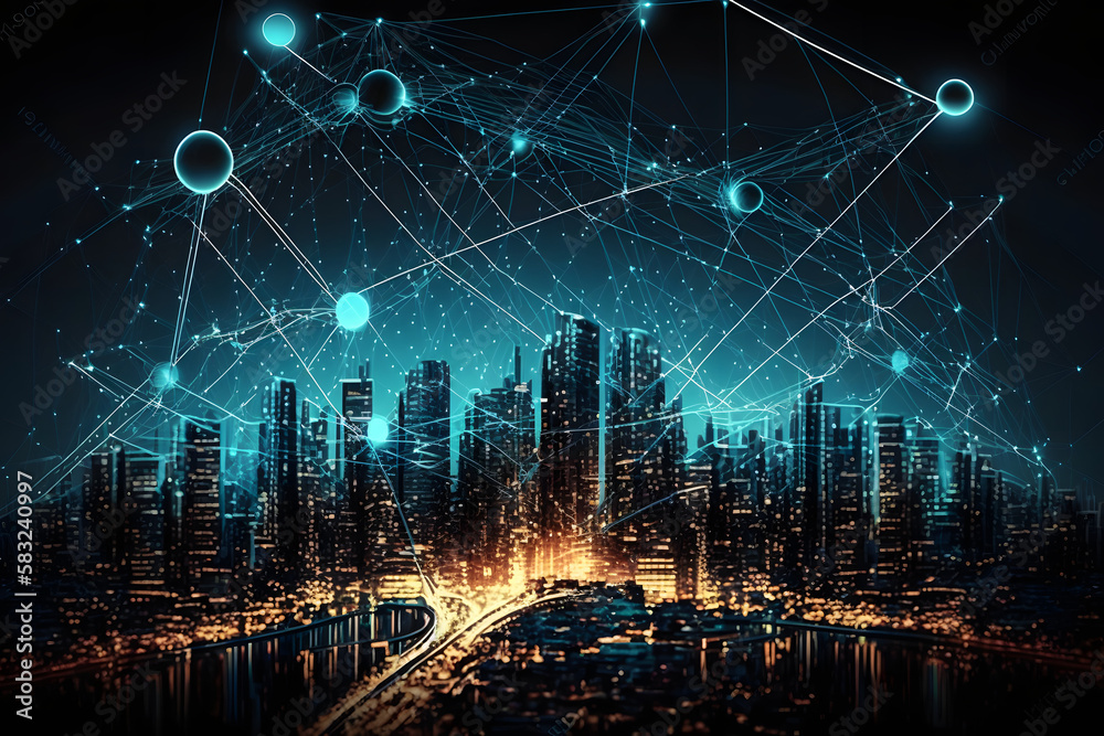 city skyline at night with mindmapping plan technology comunication invesment webservice technology and smart buisiness sky travel at evening and night for investment city skyline at night with mindmapping plan technology comunication invesment webservice technology and smart buisiness sky travel at evening and night for investment