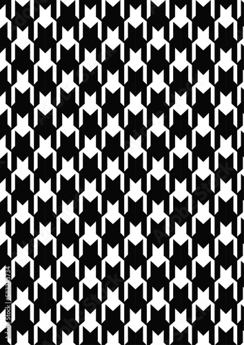 PIED DE POULE PATTERN HOUNDSTOOTH DESIGN PLAID FABRIC GEOMETRIC VECTOR TEXTURE TEXTILE CHECK PATTERN