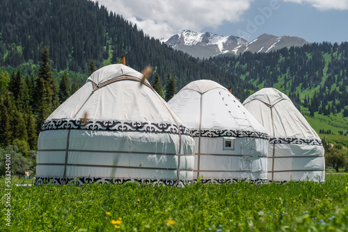 yurt in the countryside