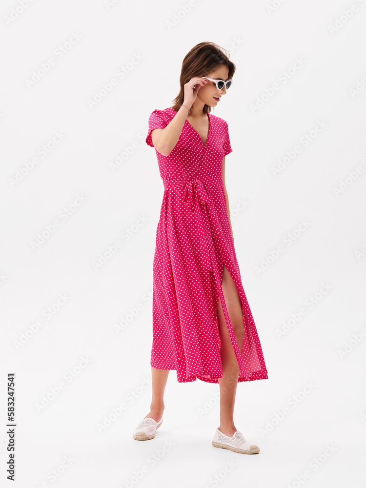 woman in dress
