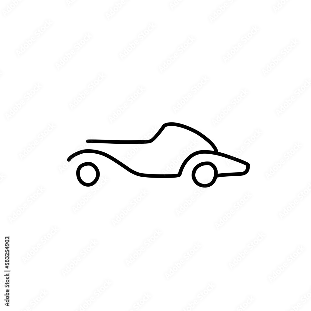 Car vector line icon Car vector line icon