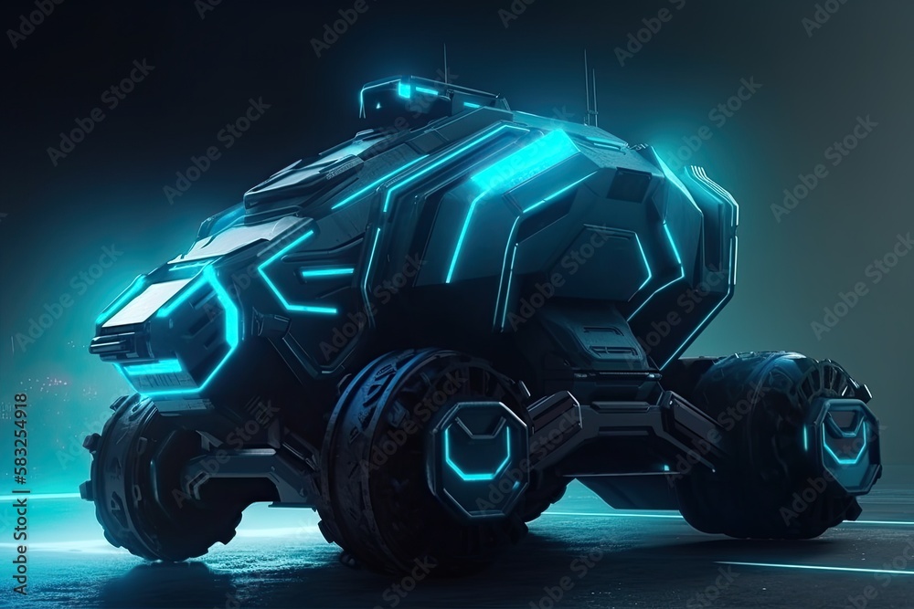 Personalized Sci-Fi Space Car: Futuristic Vehicle Design for the Future ...