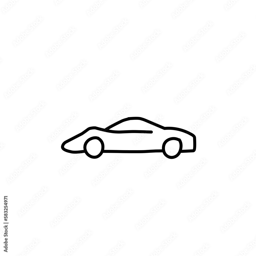 Car vector line icon Car vector line icon