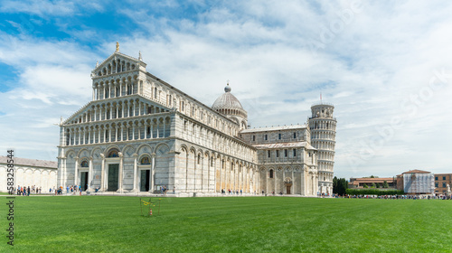 World famous Piazza dei Miracoli in Pisa