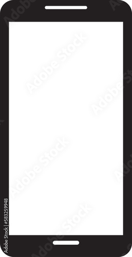 png mobile phone icon isolated.