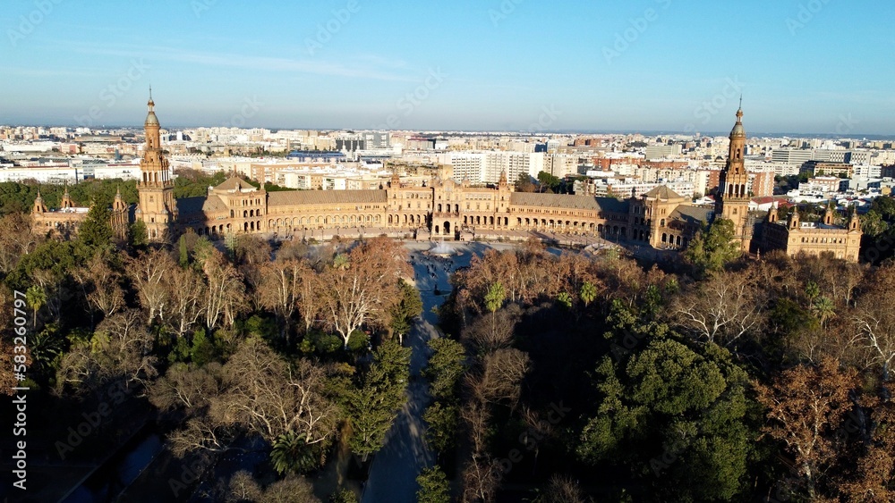Plaza de España – Sevilla, Spain (Drone Photo)