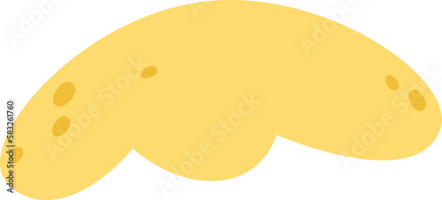 Cute colorful horse mane