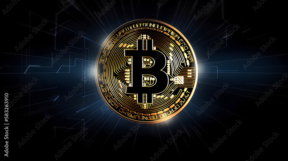 Fototapeta premium bitcoin concept