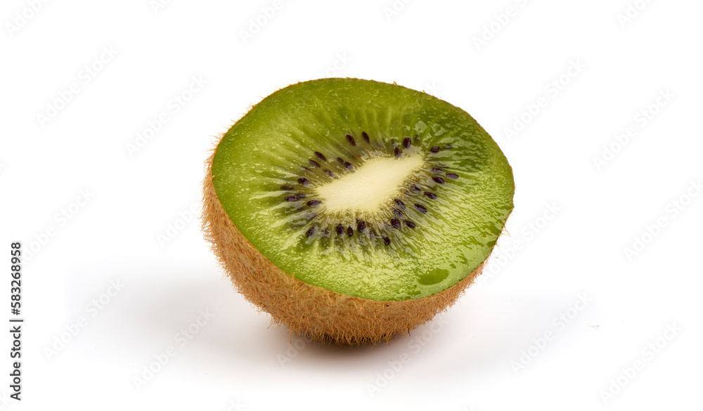 Juicy kiwi fruit, isolated on white background. Juicy kiwi fruit, isolated on white background.