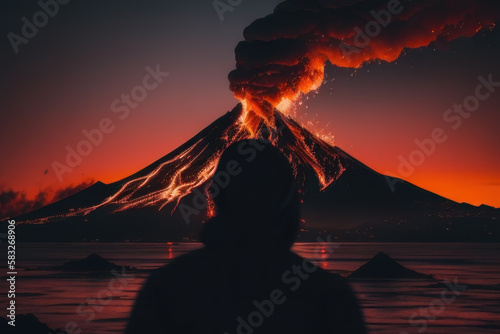 Volcano Generate Ai