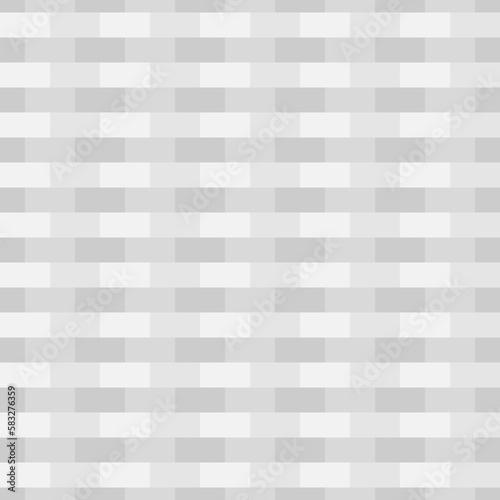 Seamless surface pattern design with blocks. Bricks cladding wall. Rectangle slabs tessellation vector. Repeated grey checks ornament background. Mosaic motif. Walling wallpaper. Digital paper. Vector