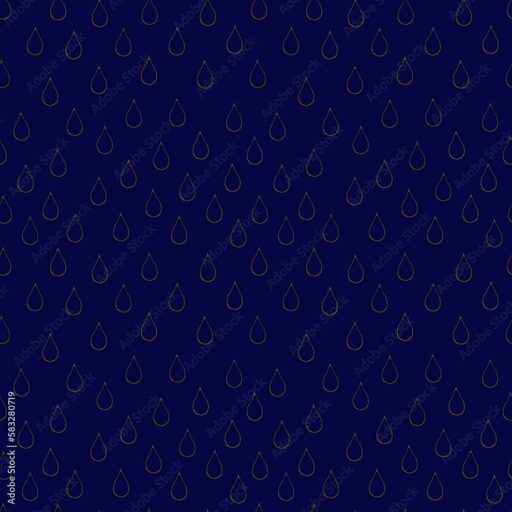 Cartoon water seamless rain drops pattern for wrapping paper and kids clothes print and fabrics and linens