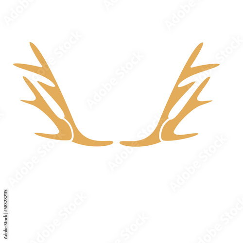 deer antlers Vector icon
