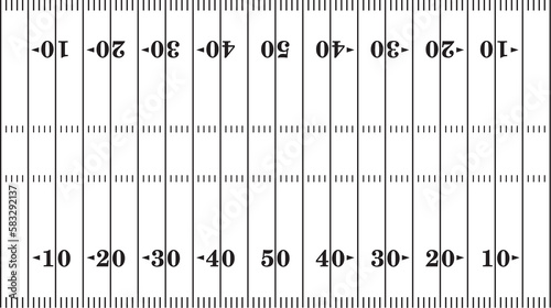 American Football Field Background Illustration