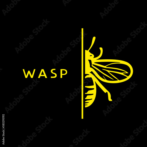 Wasp illustration design